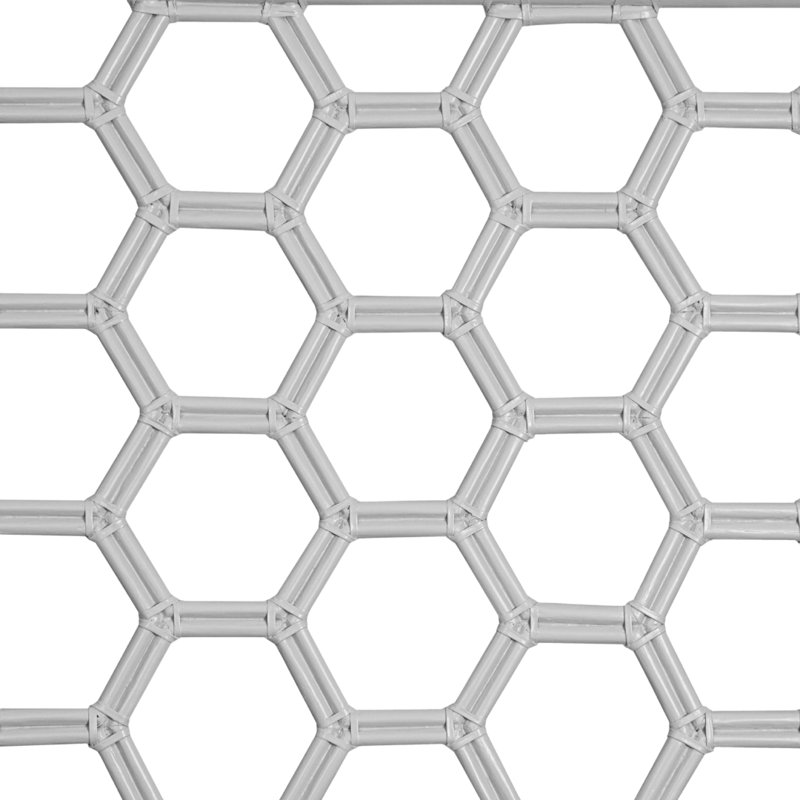Honeycomb Bed, Black, Queen
