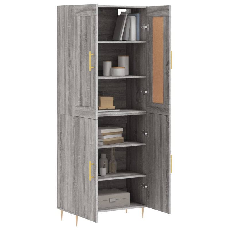 Menka 69.5cm Sideboard, Grey Sonoma