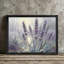 «Black Dreamy Lavender Blossom», impression sur toile, paysage floral mauve serein-120410193
