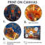 «Amusement Parks Carrousel Carnival Colors» - ensemble d'impressions d'art mural parcs d'attractions-555413248-555413256