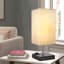 Lampe de table 13,97 "grise / noire