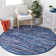 Rag Rug Hand Woven Cotton Striped Rug