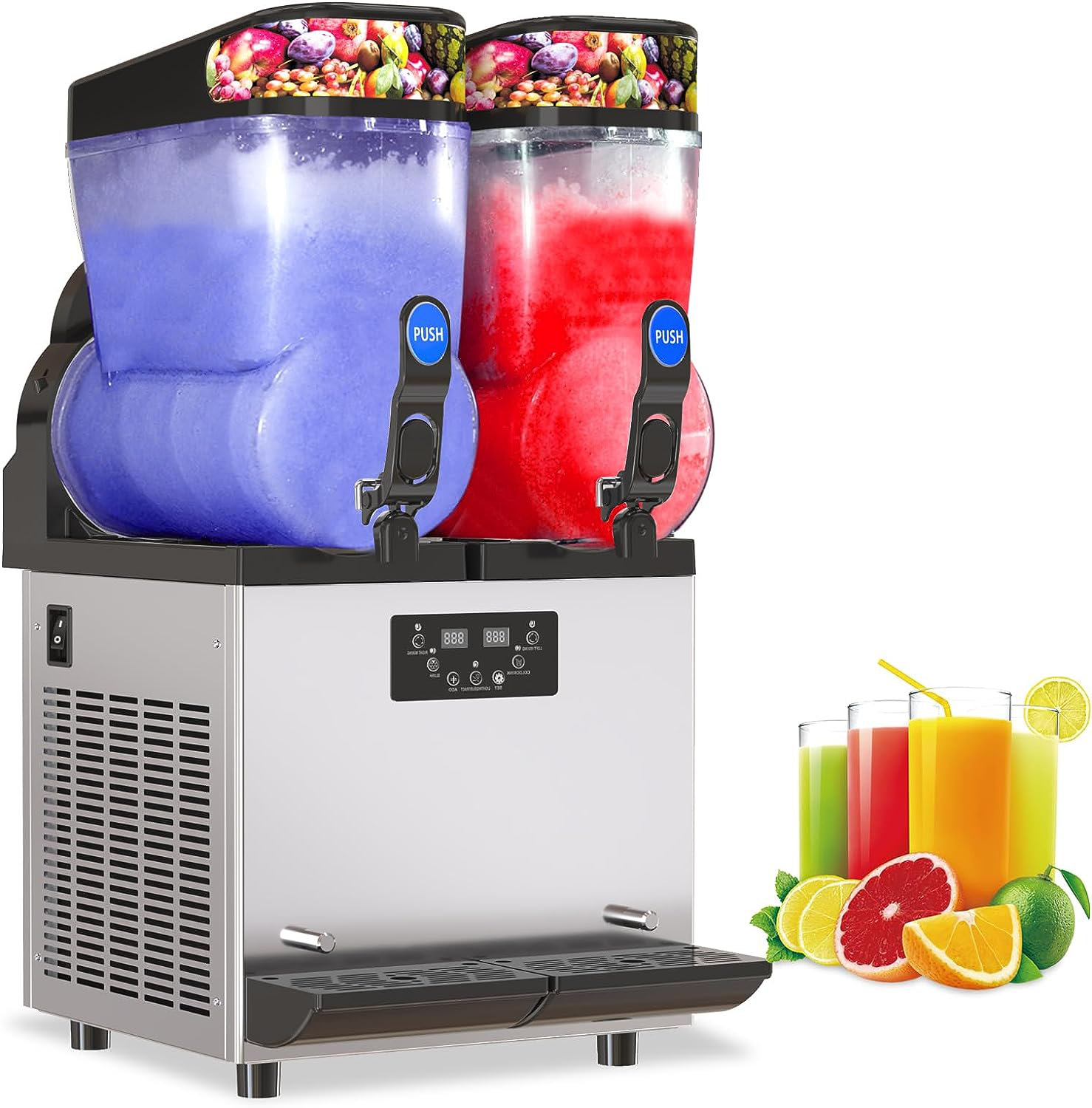 Jeremy cass 950W Countertop Snow Cone Maker, Stainless Steel Commercial ...