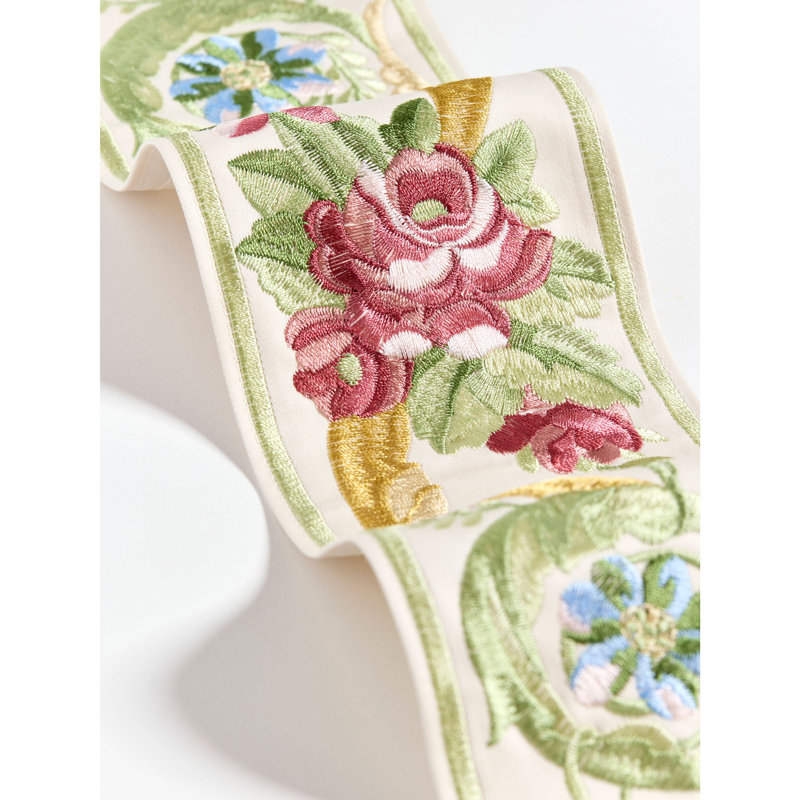 RUBAN brodé REINE, Multicolore