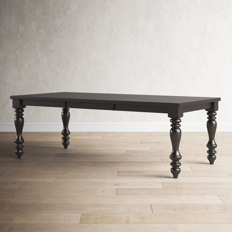Demaria Traditional Dining Table with Turned Legs · Seats 6 · 72"–90" Extendable