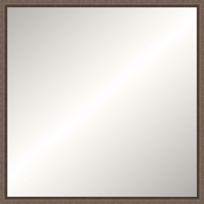 Bryand Solid Wood Framed Wall Mirror, 39.5" x 39.5", Square