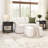 23.3" W 1-Drawer Fluted End Table-775866326