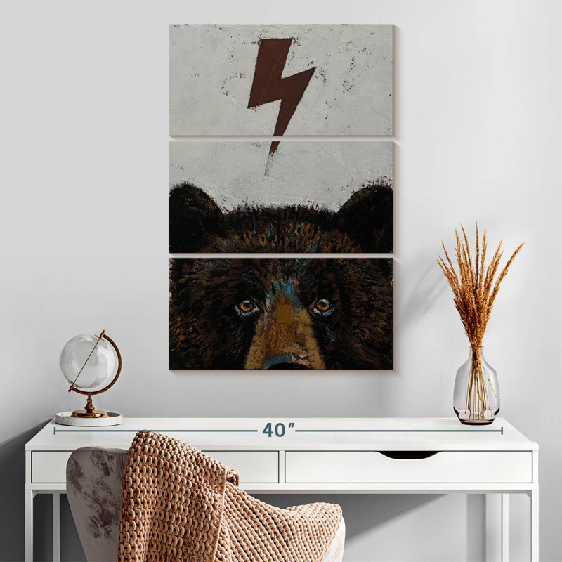Brampt Bear Lighting Bolt, 32" H x 20" W