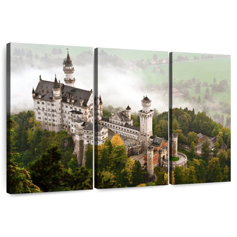 Lilie Misty Neuschwanstein Castle, H 32 po x l 50 po
