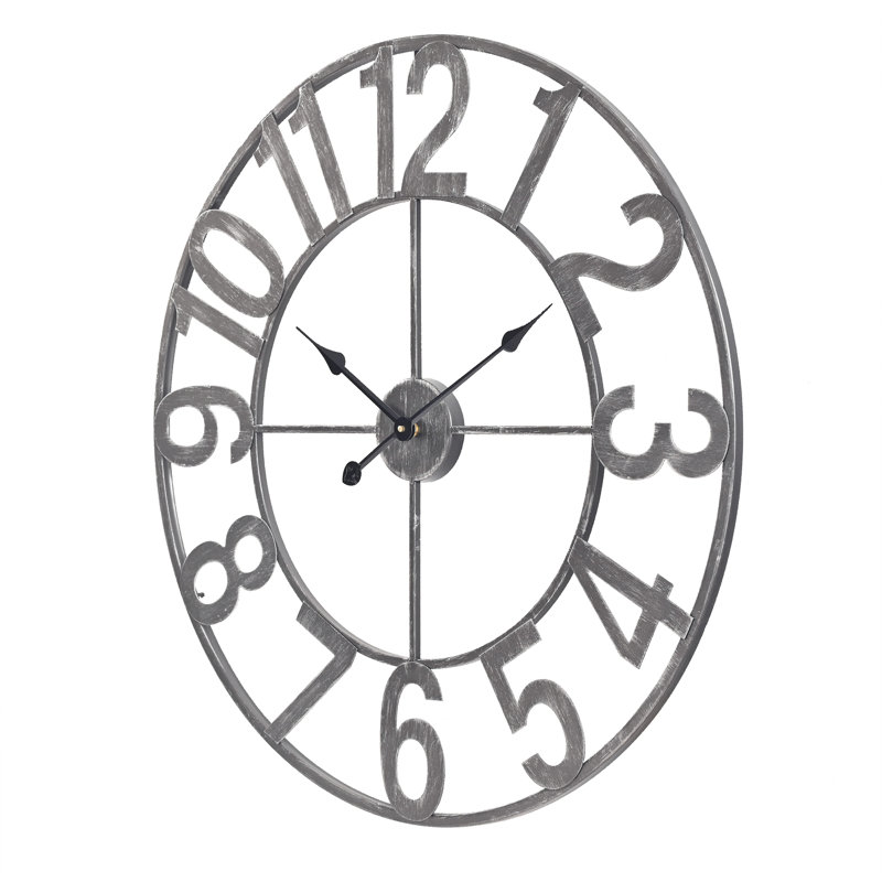 Très grande horloge murale supérieure Shockerwick, Étain, Moyen
