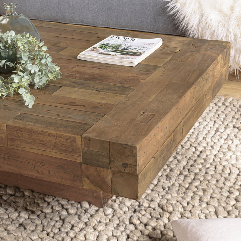 Brochard Solid Wood Solid Coffee Table