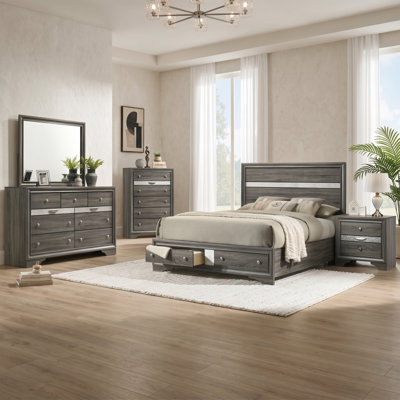 Minns Queen 2PC Gray