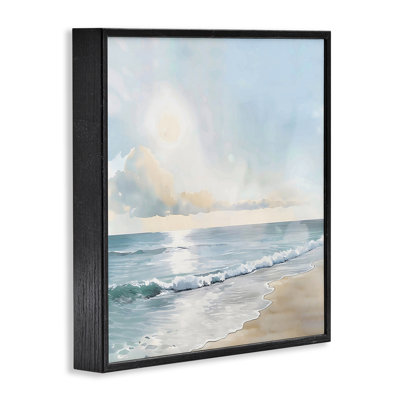 Dessin de giclée de plage bleue, design par LSR Creative Studio