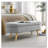 Ottoman Oval Storage Bench,Rubber Wood Legs-1222552663