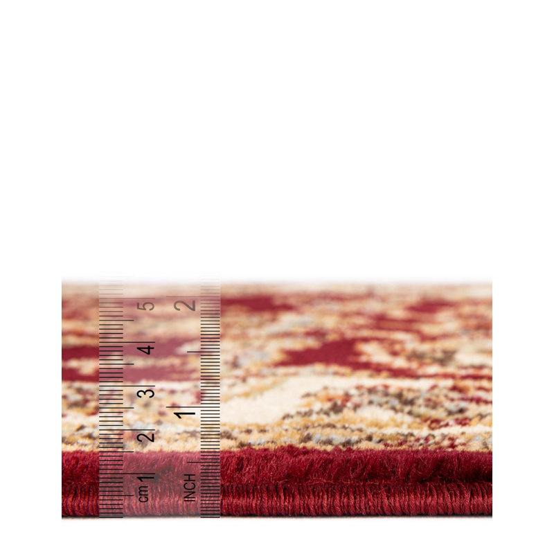 Tapis oriental beige / brique Niles, Rectangle 3 pi 1 po x 5 pi 3 po