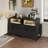 Lark Manor™ 2-Drawer Fluted Nightstand With With Charging Station And Led Light,With H Metal Legs Bedside Table(Set Of 2)-668542258