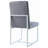 Grey Cube Base Dining Chair