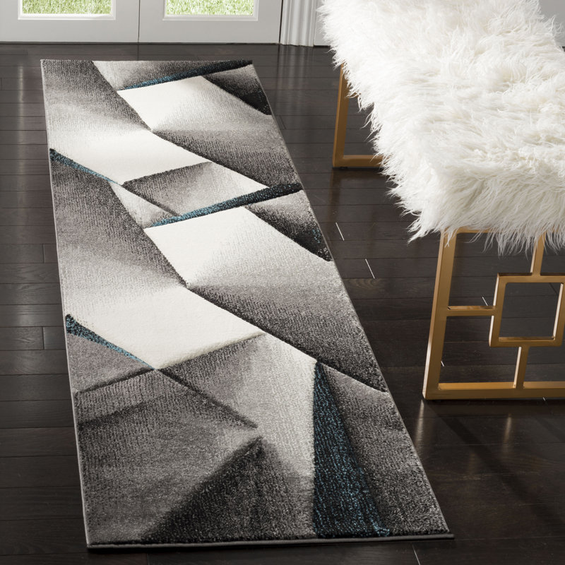 Vilica Performance Abstract Rug, Runner 2'3" x 8'