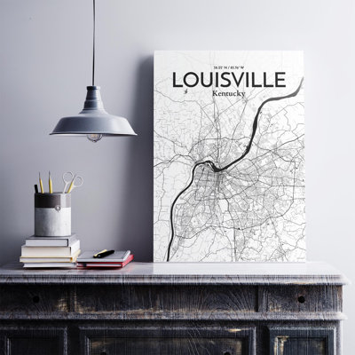 «Louisville City Map», impression
