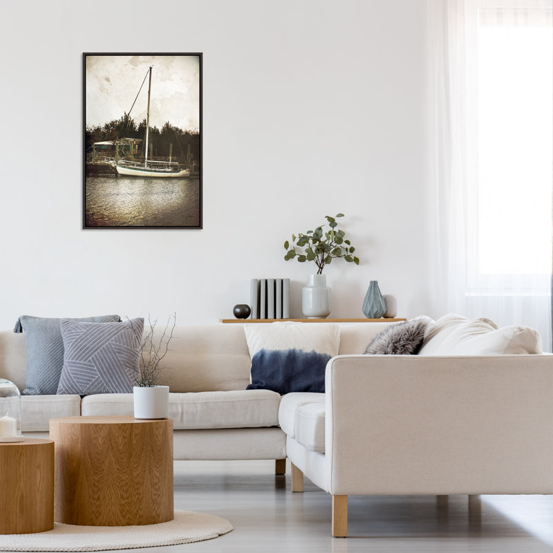 Sailboat Print by Brandon Luther, Image Brush Gel