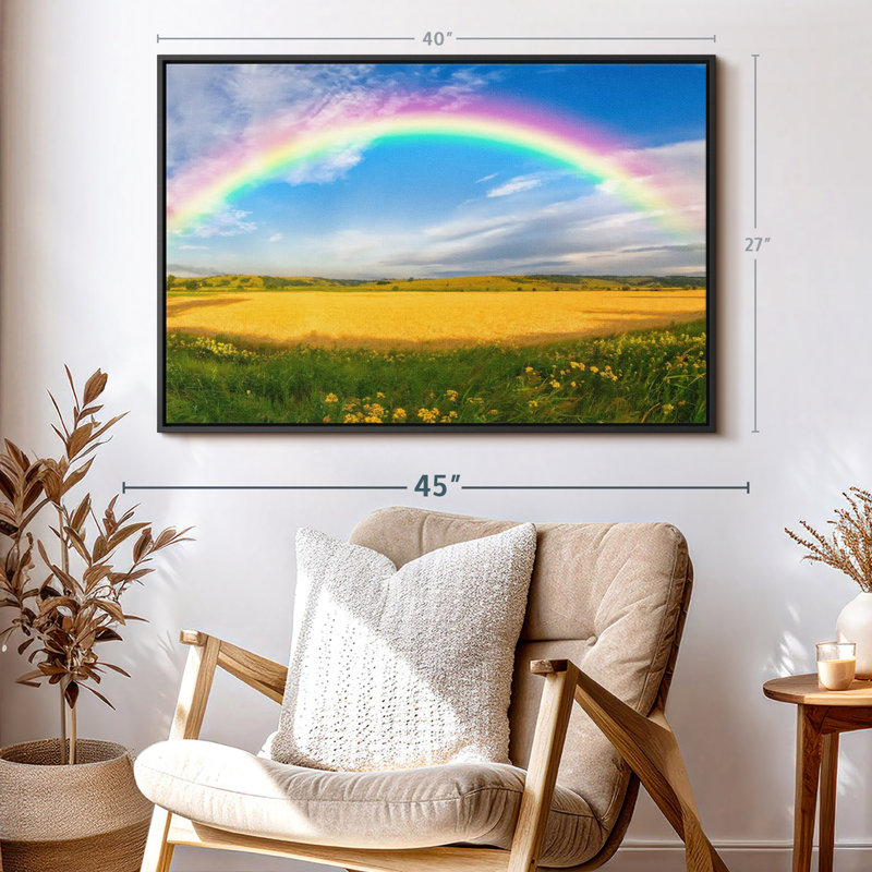 Impression sur toile Rainbow Bridge, H 27 po x l 40 po