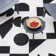 Vela Abstract Machine Woven Black Indoor/Outdoor Area Rug