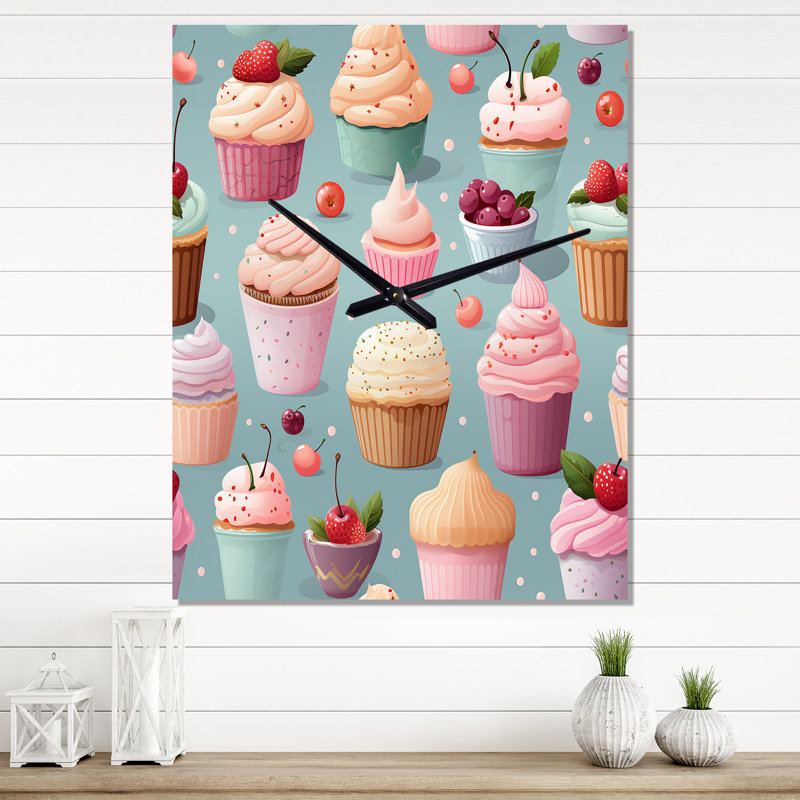 Janade - Food & Beverage Kitchen Clocks, 28'' H x 12'' W x 1'' D
