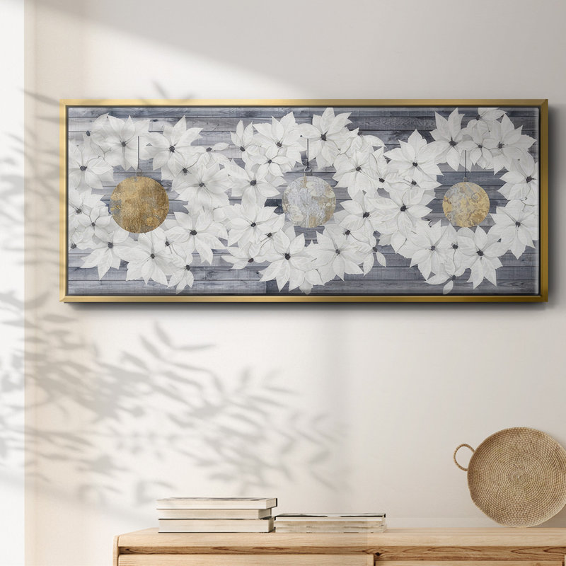 Collection sophistiquée de Noël H - Toile avec cadre, H 20 po x l 50 po