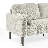 69" Mid-Century Modern Channel Tufted Loveseat-116326989