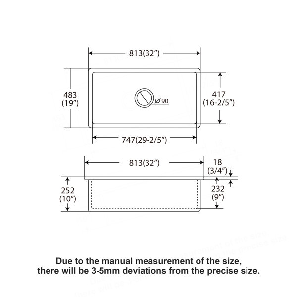 Dimensions du produit