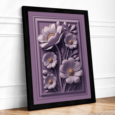 Lavender Botanica Botanical - Framed Print
