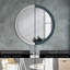 Huldar Glass Flat Wall Mirror