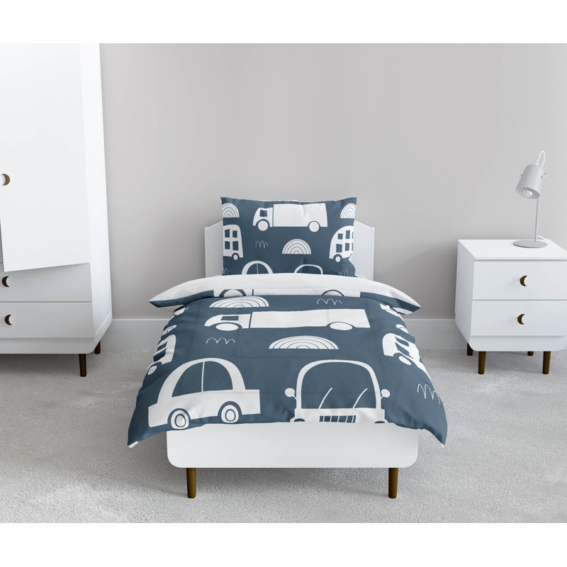 Traffic Comforter Set, Blue