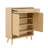 Modern Minimalist Multifunctional Storage Cabinet: Rattan - Accented Shoe Cabinet & Bedside Cabinet, Beautiful Shape, Ideal For Corridors, Living Rooms, Merging Style, Practicality & Space - Saving Design For Organized Home Interiors