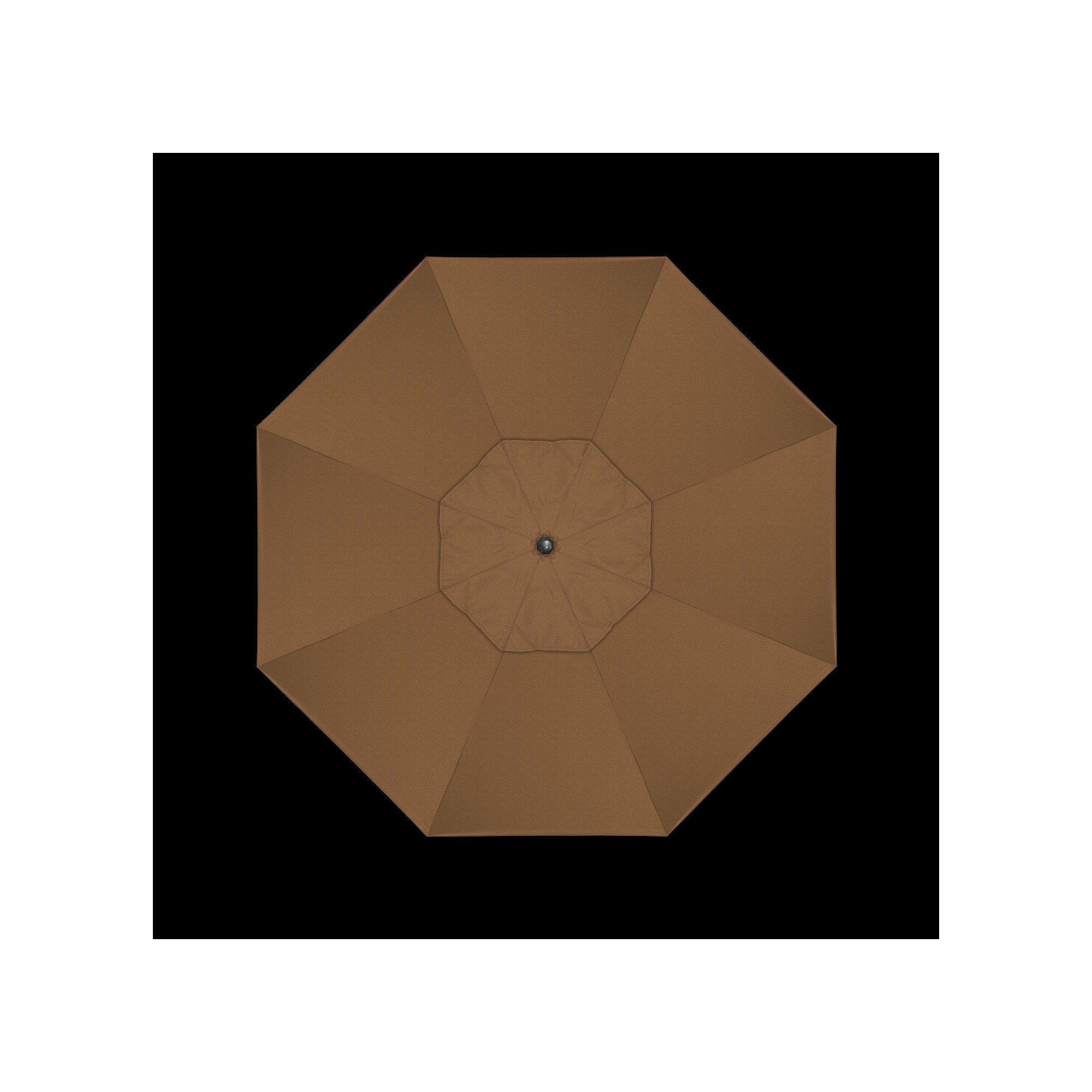9' Market Sunbrella Umbrella, Heather Teak Sunbrella®