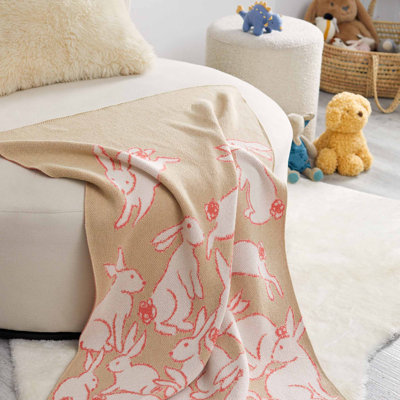 Couverture tricotée In2Green Baby Meadow