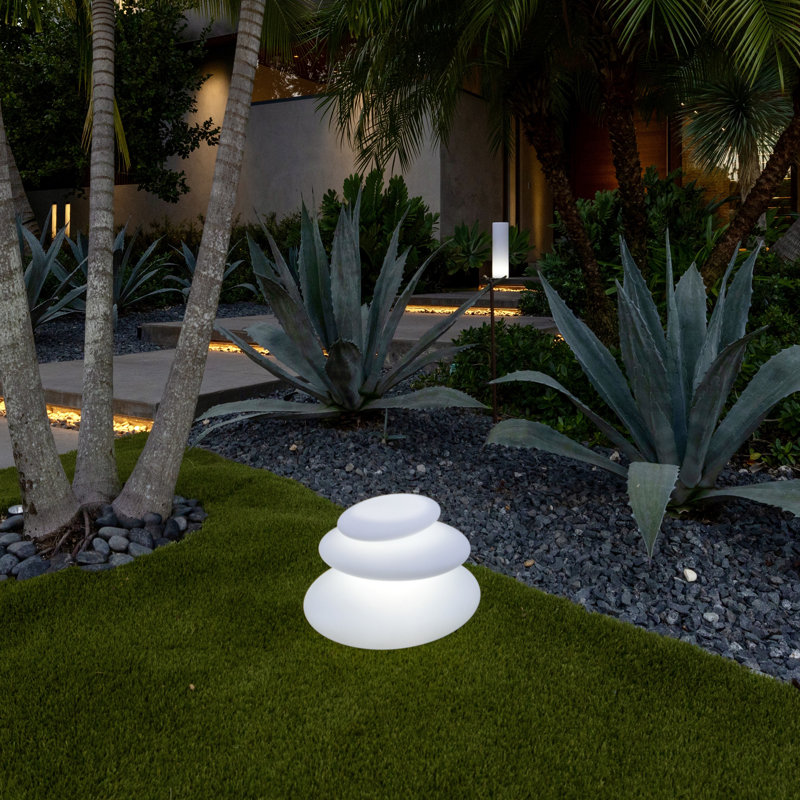 Zen 12'' Battery Powered Integrated LED Color Changing Outdoor Floating Light