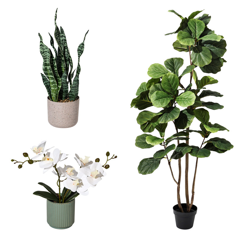 Figuier artificiel avec figuier et plantes décorations d'intérieur et de bureau