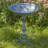 Mattison Metal Pedestal Birdbath-1200573713