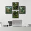 Faune tropicale tropicale, impression sur papier, 4 pièces-97770512-97770513
