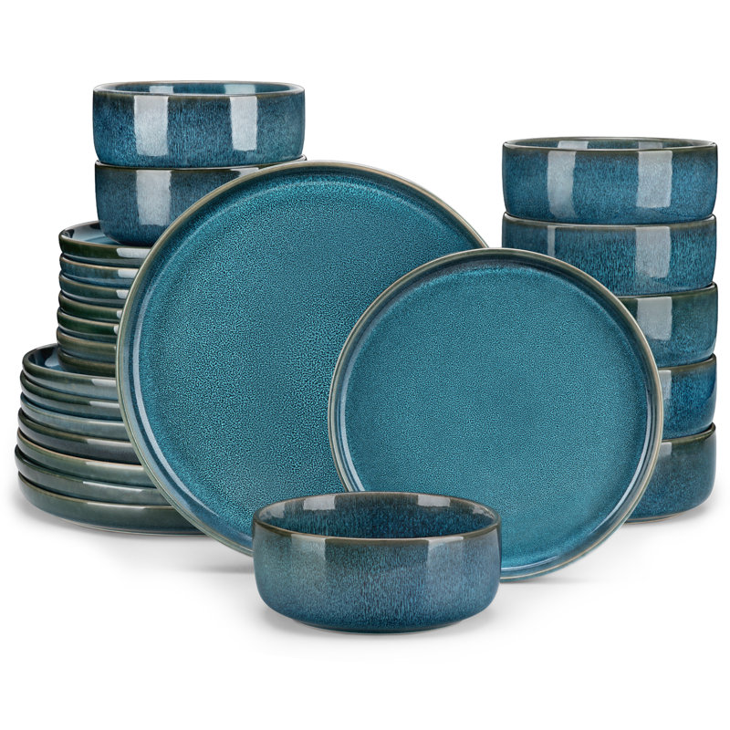 Piece Stoneware Dinnerware Set - Service for 8