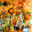 Marthe Ginette, beaux-arts abstraits tournesols - impression sur toile tendue-39794390-50025463-50025468