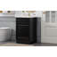 Meuble-lavabo de 20 po avec lavabo, meuble-lavabo avec tablette de porte et tablette réglable, noir-1369102136