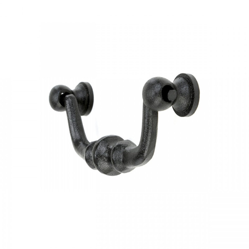 Drawer Wrought Iron Bail 4 1/8" Center to Center Drop Handle
