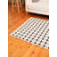 Ajim Rectangle 120 cm x 180 cm Geometric Cotton Hand Woven Kilim Washable