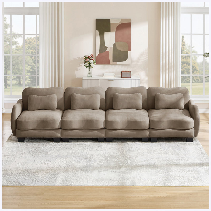 Canapé modulaire surdimensionné 4 places Coffee Chenille