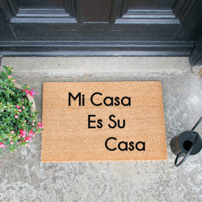 Bedwell Non-Slip No Pattern Doormat