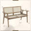 Banc en bois de teck naturel Alvontae