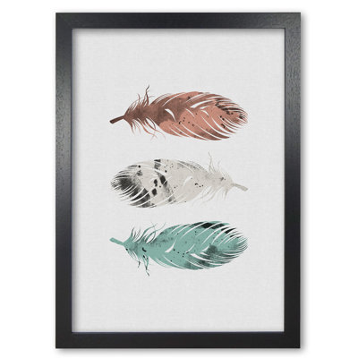 Pastel Feathers - Print