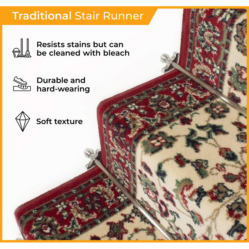 Stair Runner Agostini Oriental Indoor Area Rug, Runner 750cm x 60cm